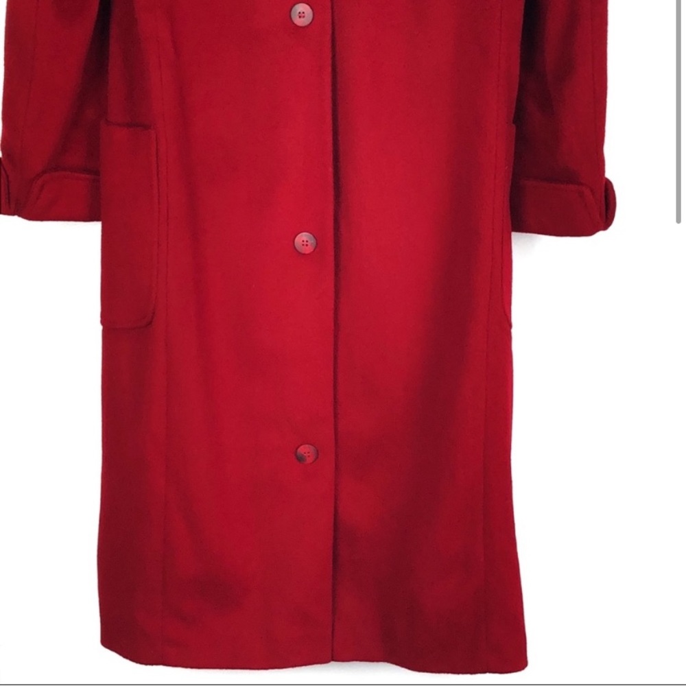 Vintage Cassidy Petite Wool Trench Peacoat Size 8 - Picture 4 of 7